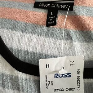 Allison Brittney thin sweater dress, a little above the knee. Size L